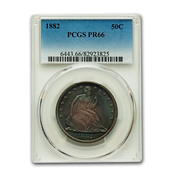 1882 Liberty Seated Half Dollar PR-66 PCGS 1882 Liberty Seated Half Dollar PR-66 PCGS